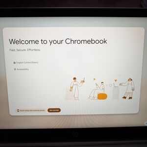 HP Chromebook 14a - Elegant White Finish